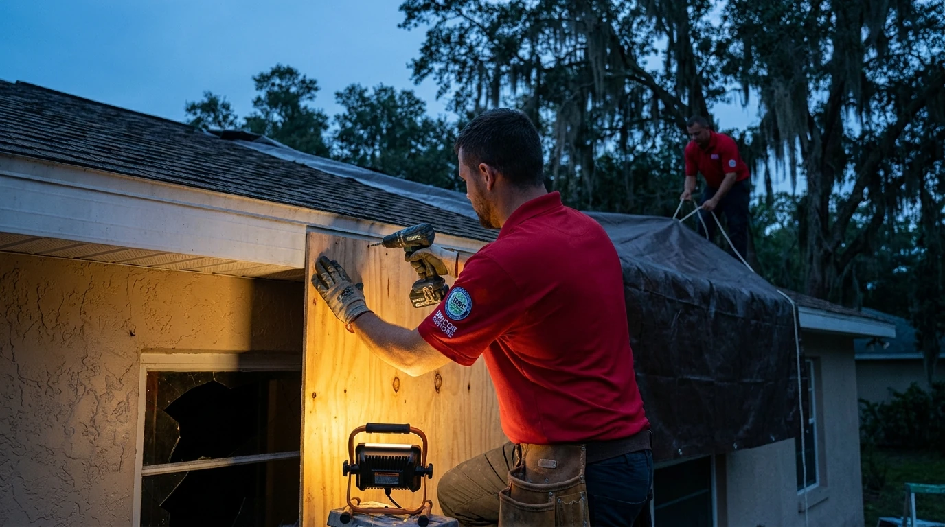 Board-Up & Tarping Services in Lakeland, FL: What to Expect After Storm or Fire Damage