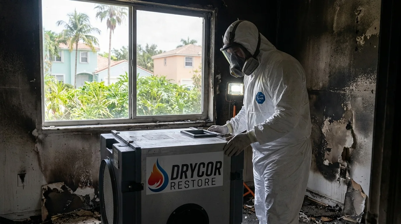 Fire Damage Restoration in Trinity