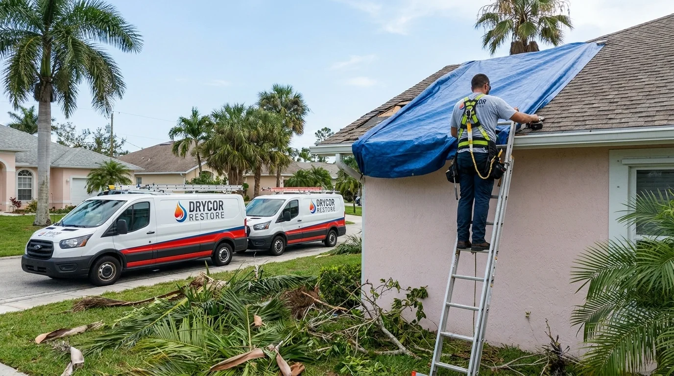 Storm Damage Restoration in Mango